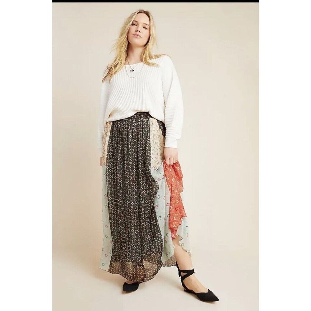 Anthropologie VERB Margot Pleated Maxi Skirt - Picture 5 of 10